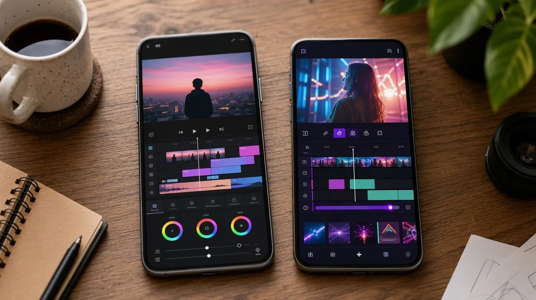Best video editing apps mobile – comparing two editors side by side
