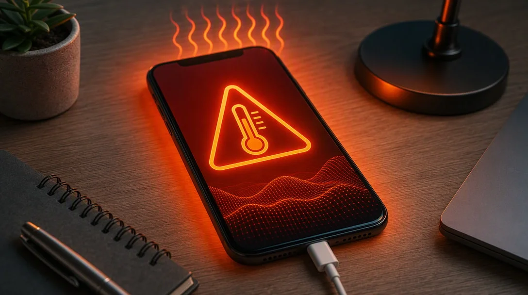Fix mobile game lag – a phone overheating warning