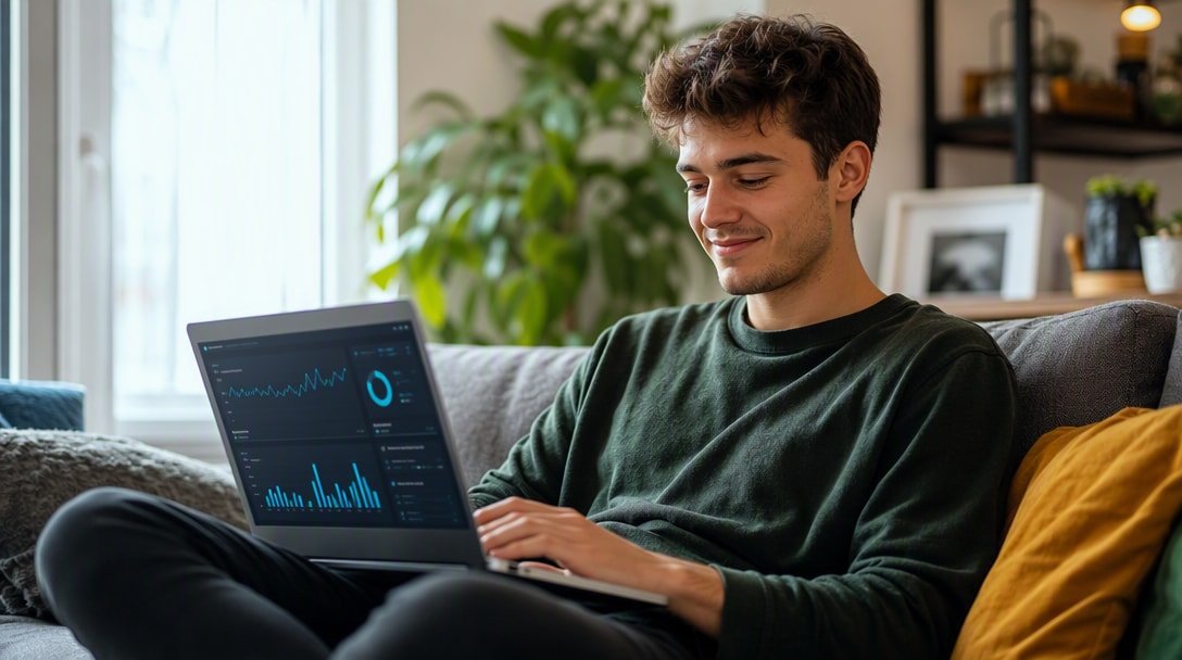 Roblox creator economy – a creator checking their earnings and analytics