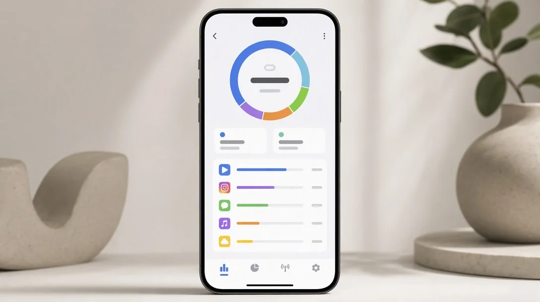 Save mobile data gaming – checking a data usage dashboard