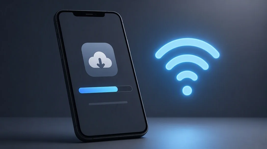 Save mobile data gaming – downloading a game update over Wi-Fi